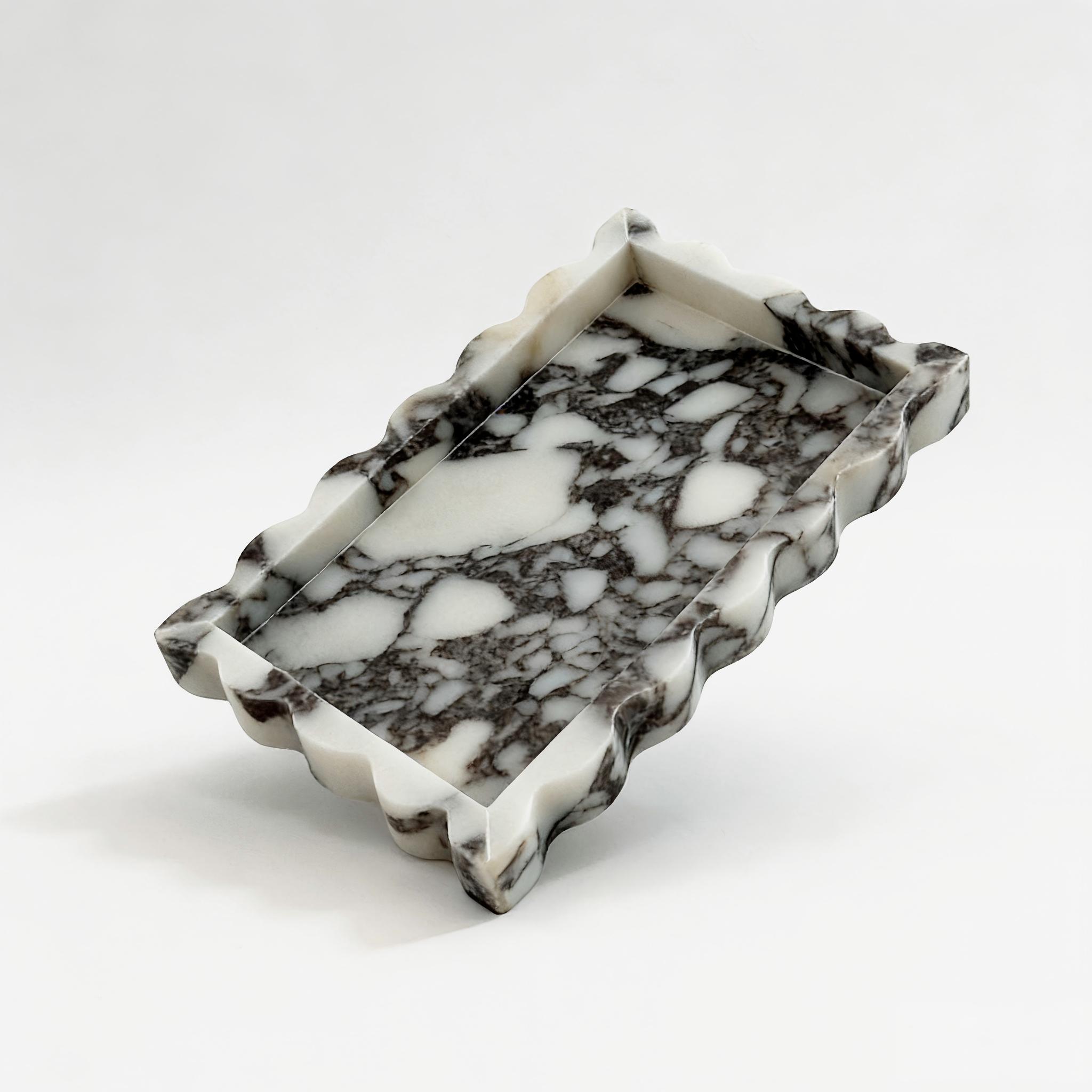 Marble Serving Board - Поднос из мрамора Calacatta Viola с
