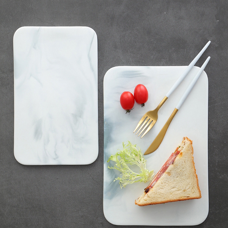 Marble Serving Board - Мраморная разделочная доска сырные крекеры суши