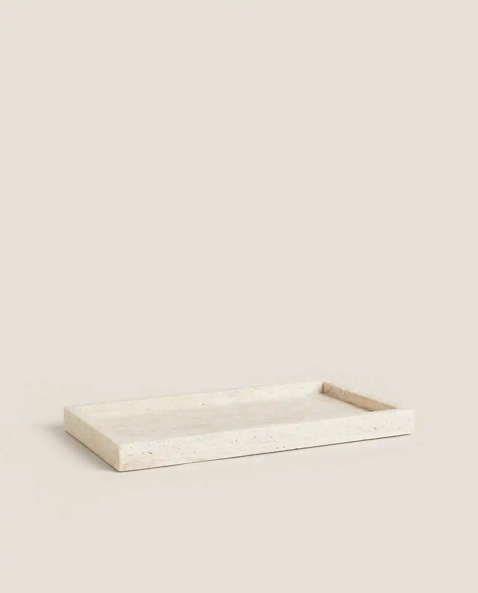 Желтый травертиновый поднос в  – обзор и цена Marble Serving Board