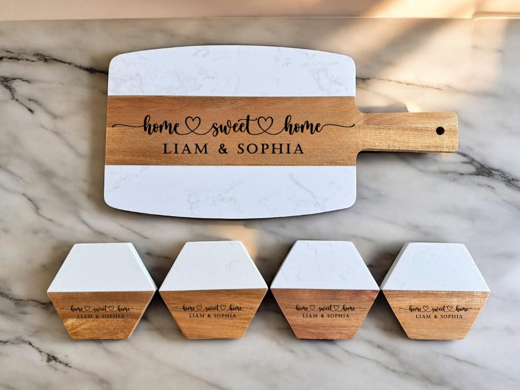 Набор из 10 разделочных досок  – обзор и цена Marble Serving Board