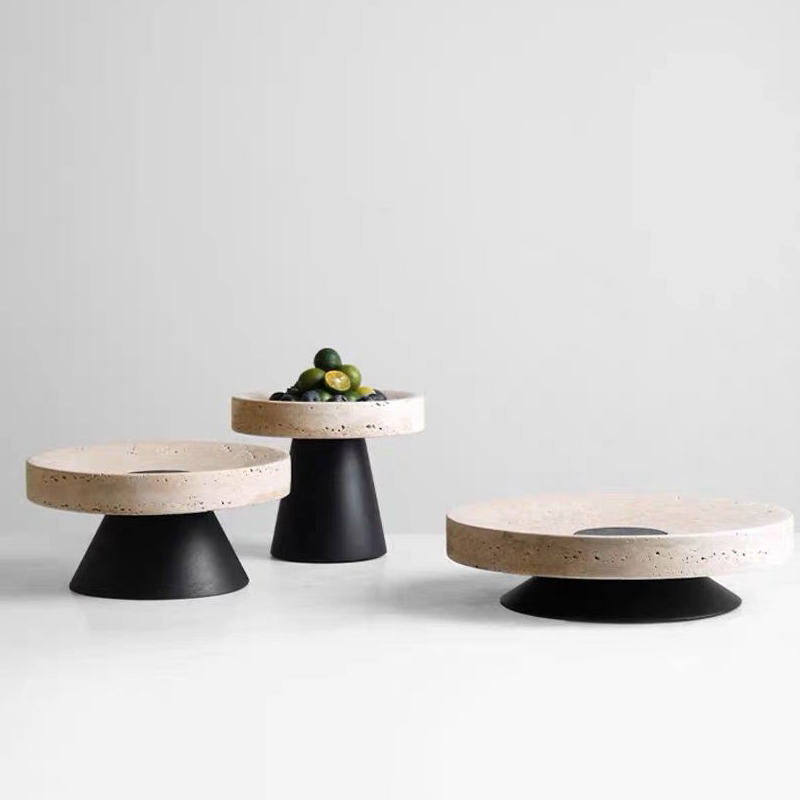 Поднос Из Травертина бежевый с – обзор и цена Marble Serving Board