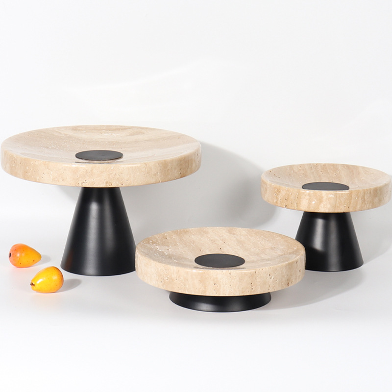 Поднос Из Травертина бежевый с – обзор и цена Marble Serving Board