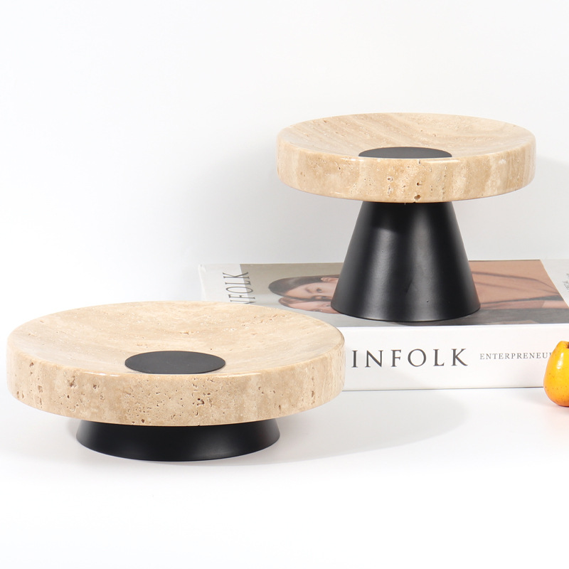 Поднос Из Травертина бежевый с – обзор и цена Marble Serving Board